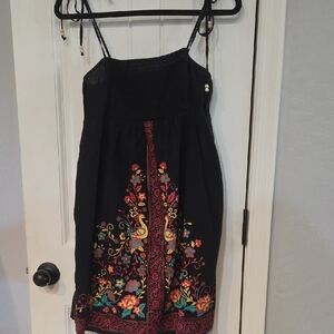 Forever 21 Black Smocked Sundress